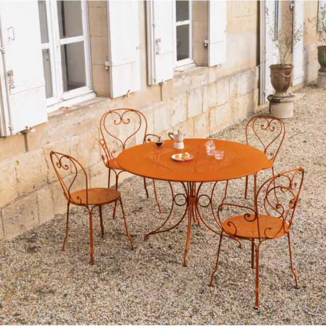 Fermob - Chaise avec accoudoirs fauteuil FERMOB 1900 en métal – 26 coloris