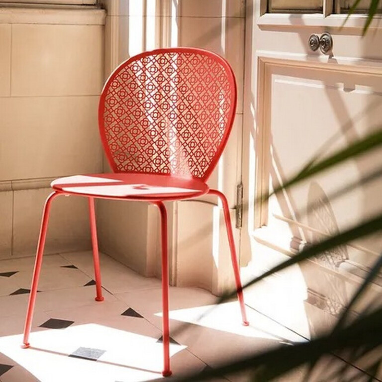 FERMOB - Chaise FERMOB Lorette en métal - 26 coloris