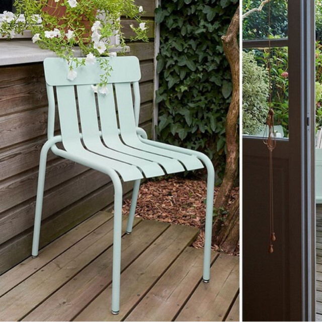 Fermob - Chaise FERMOB Stripe en métal – 26 coloris