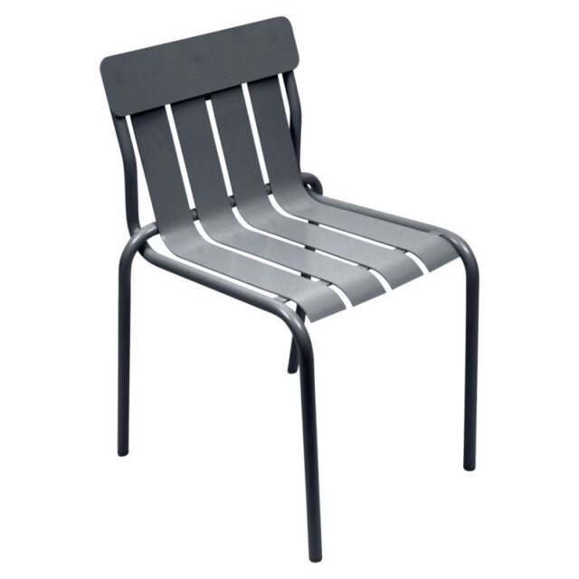 FERMOB - Chaise FERMOB Stripe en métal - 26 coloris