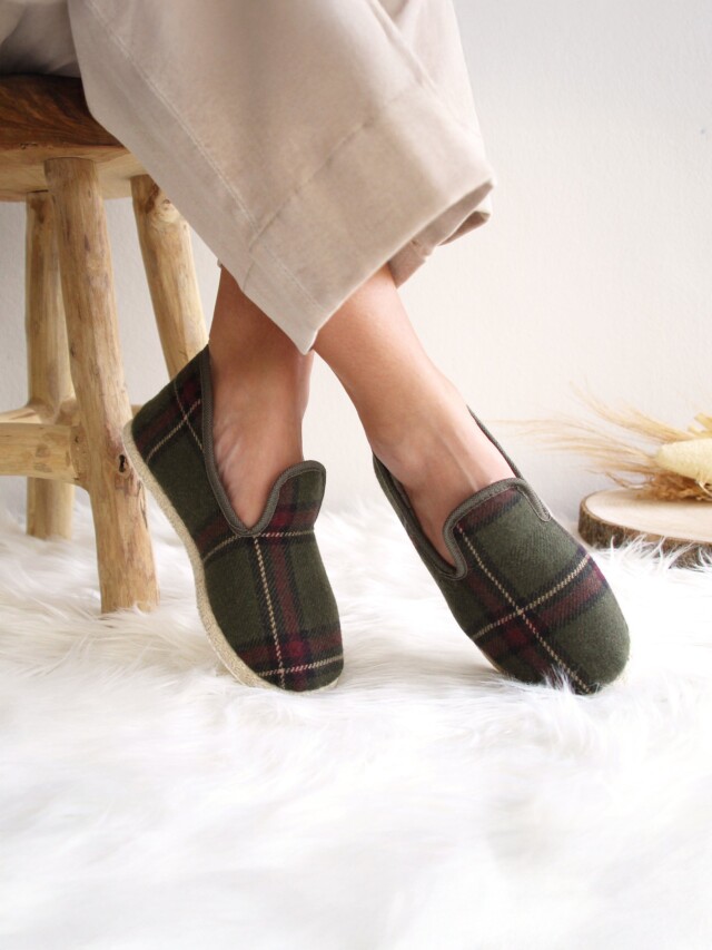 JULES & JENN - Charentaises tradition kaki