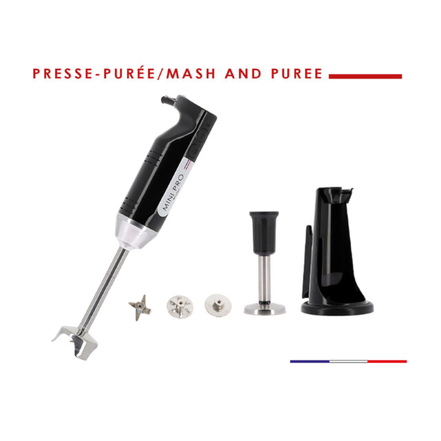 Cooking à la française - Coffret presse-purée MINIPRO noir Prise de courant UK