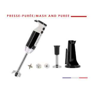 Cooking à la française - Coffret presse-purée MINIPRO noir / blanc Prise de courant UK