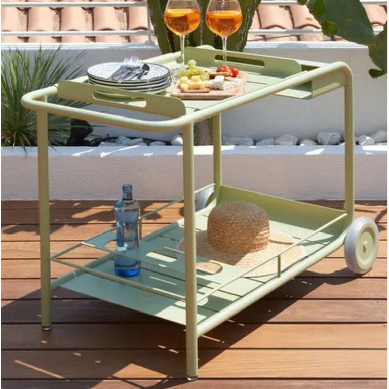 FERMOB - Desserte bar roulant FERMOB Luxembourg en métal - 26 coloris