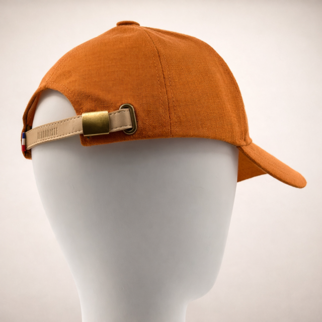 Headoniste - Casquette Lino orange