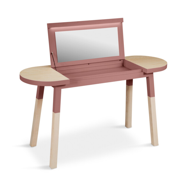 MON PETIT MEUBLE FRANÇAIS - Coiffeuse rose ÉGÉE - douceur du design contemporain en bois massif