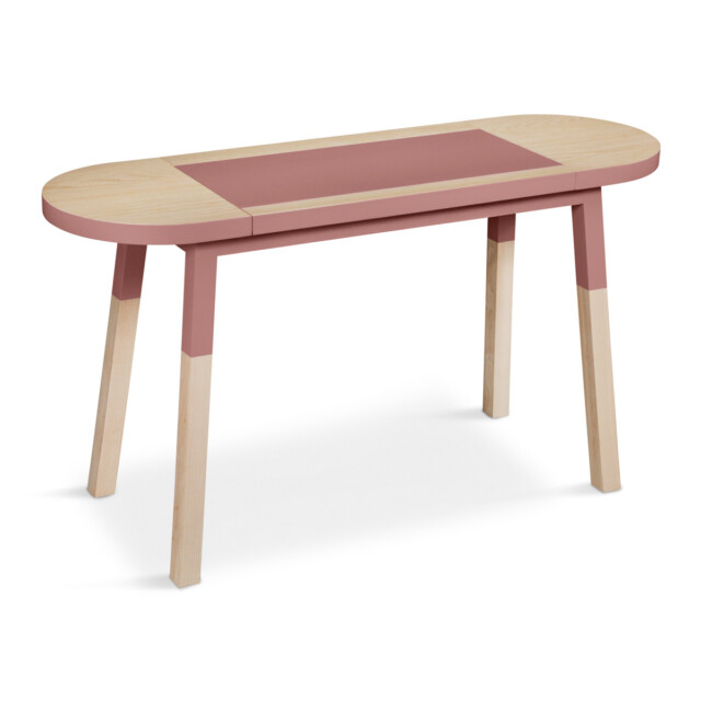 MON PETIT MEUBLE FRANÇAIS - Coiffeuse rose ÉGÉE - douceur du design contemporain en bois massif