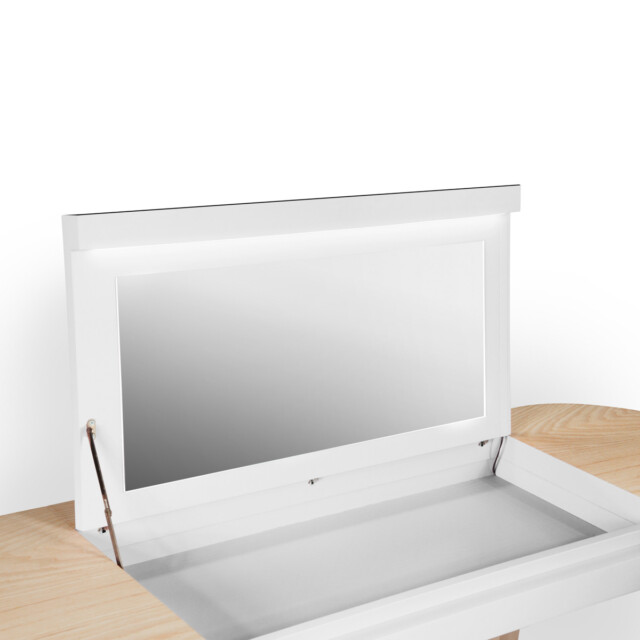 MON PETIT MEUBLE FRANÇAIS - Coiffeuse blanche ÉGÉE - bois massif