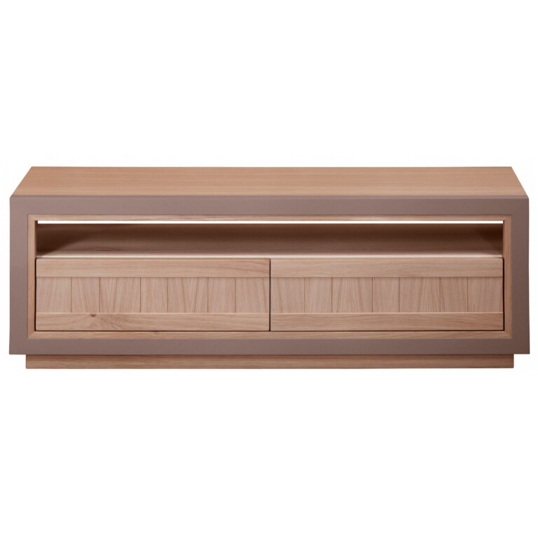 file 128 MON PETIT MEUBLE FRANÇAIS - Meuble TV en bois STELLA - chêne naturel & kenya