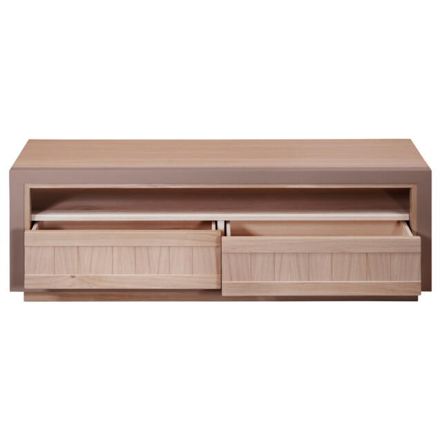MON PETIT MEUBLE FRANÇAIS - Meuble TV en bois STELLA - chêne naturel & kenya