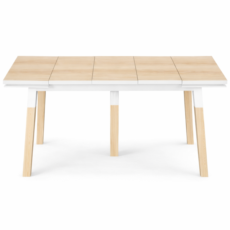 MON PETIT MEUBLE FRANÇAIS - Table carrée bois massif ÉGÉE - version fixe