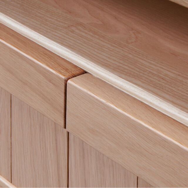 MON PETIT MEUBLE FRANÇAIS - Meuble TV en bois STELLA - chêne naturel & kenya