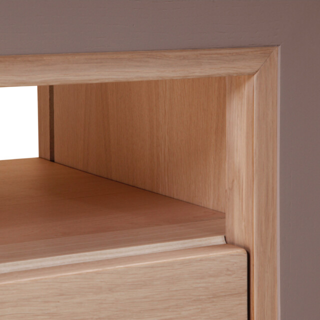 MON PETIT MEUBLE FRANÇAIS - Meuble TV en bois STELLA - chêne naturel & kenya