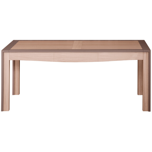 Table en bois massif rectangulaire extensible STELLA – chêne naturel & kenya par la marque Mon petit meuble français Mon petit meuble français - Table en bois massif rectangulaire extensible STELLA – chêne naturel & kenya