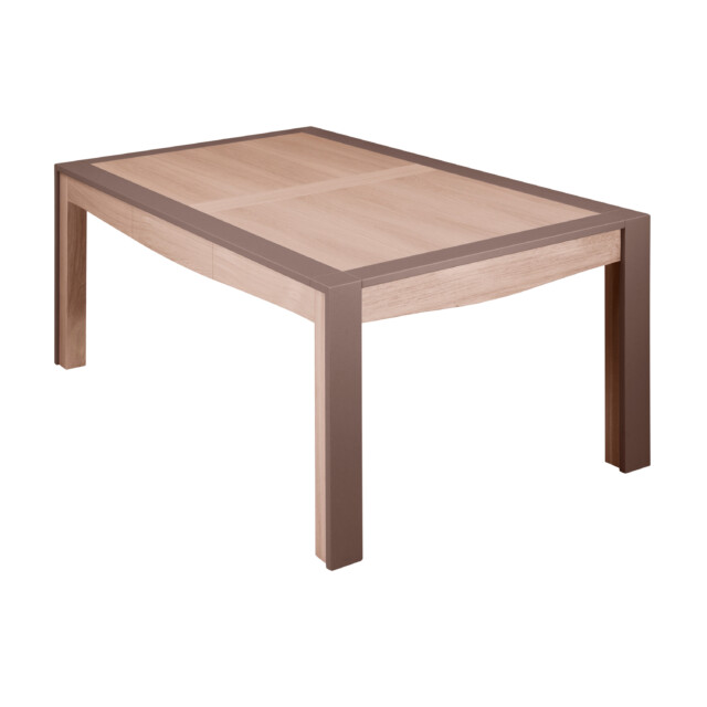 MON PETIT MEUBLE FRANÇAIS - Table en bois massif rectangulaire extensible STELLA - chêne naturel & kenya