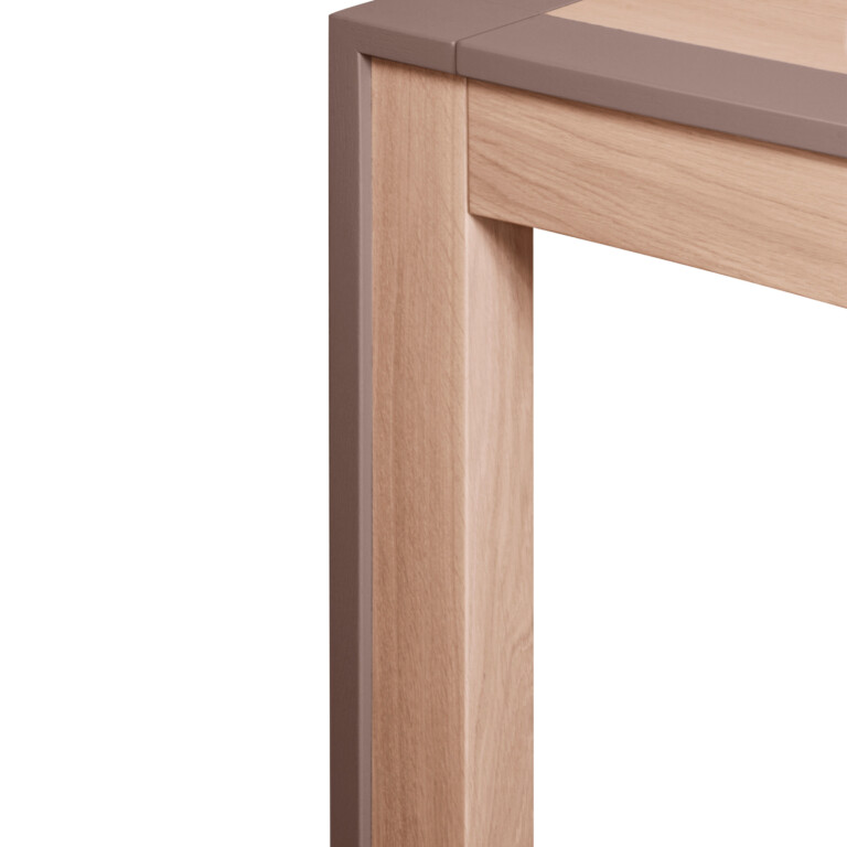 MON PETIT MEUBLE FRANÇAIS - Table en bois massif rectangulaire extensible STELLA - chêne naturel & kenya