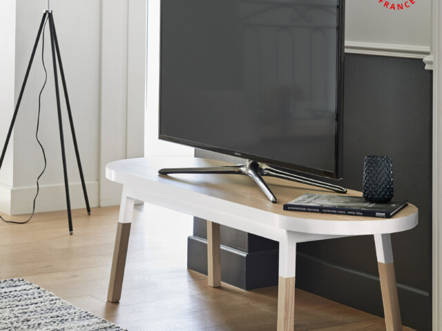 file 339 MON PETIT MEUBLE FRANÇAIS - banc TV en bois massif ÉGÉE - 6 longueurs