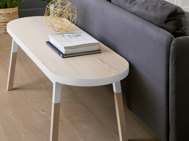 MON PETIT MEUBLE FRANÇAIS - Dos de canapé banc en bois massif ÉGÉE - 5 longueurs