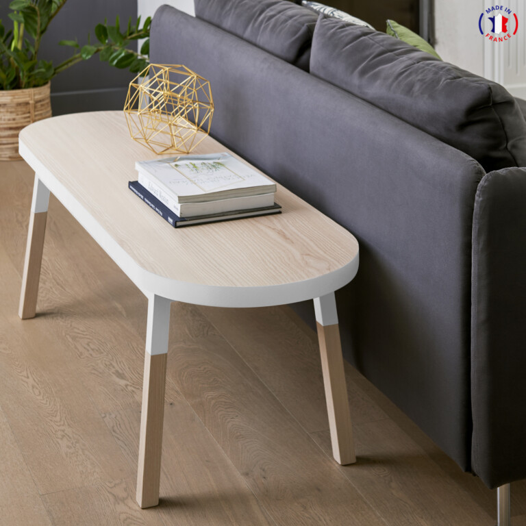 MON PETIT MEUBLE FRANÇAIS - Dos de canapé banc en bois massif ÉGÉE - 5 longueurs