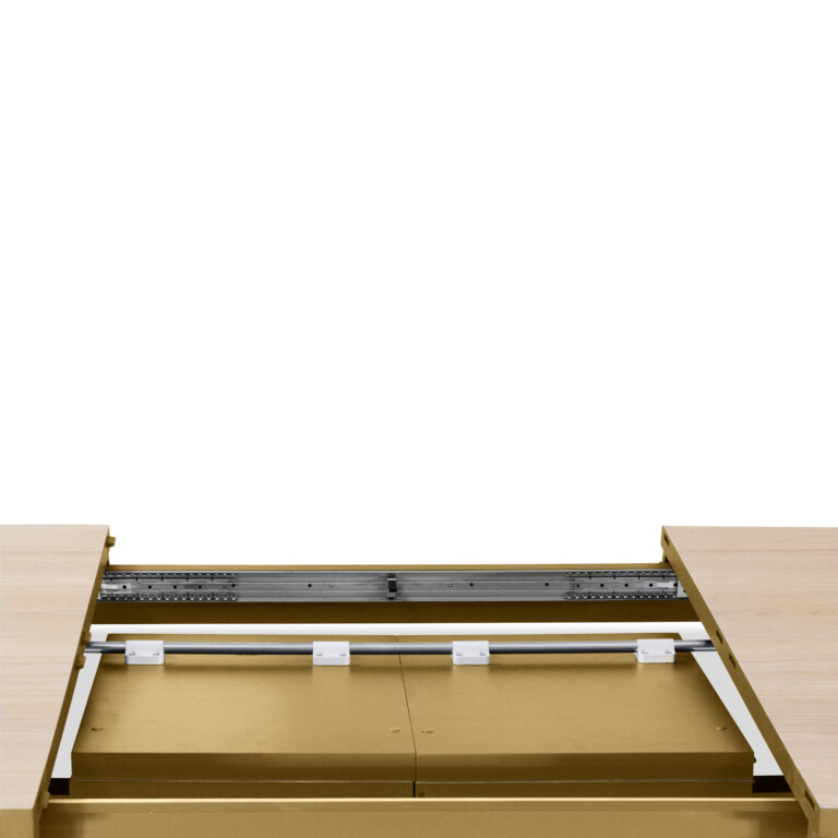 MON PETIT MEUBLE FRANÇAIS - Table extensible rectangulaire ÉGÉE en chêne massif - 10 couleurs