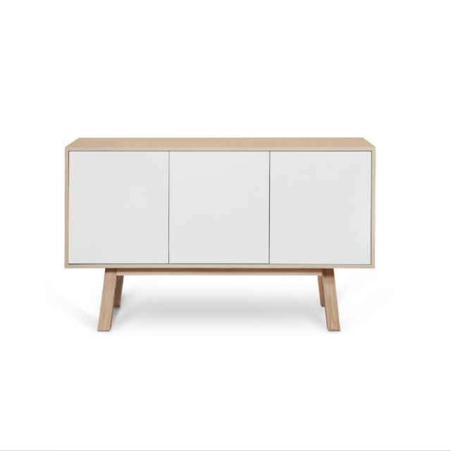Mon petit meuble français - Buffet en bois 3 portes KUBE 120 & 140 cm – version haute, 11 couleurs