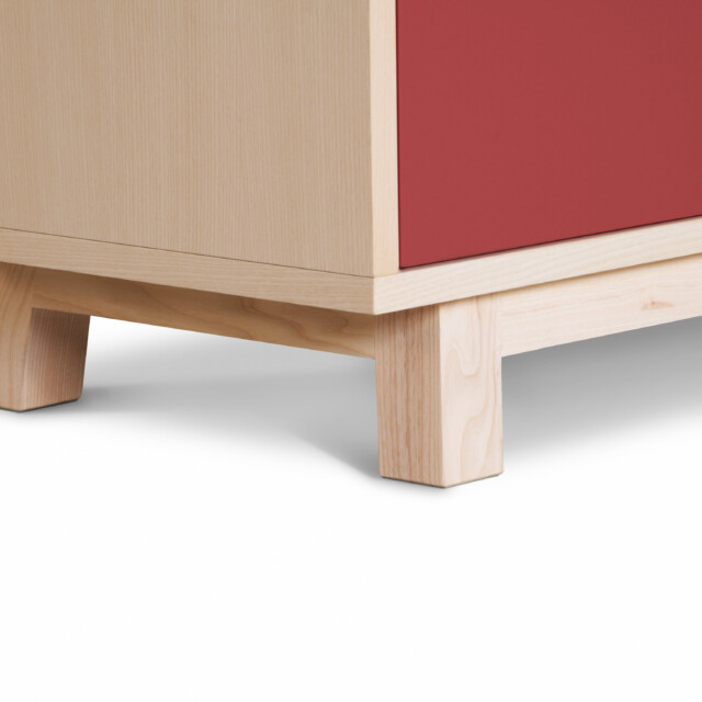 MON PETIT MEUBLE FRANÇAIS - Bibliothèque en bois modulable KUBE 220 cm - 5 colonnes