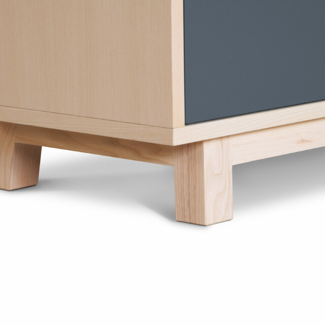 MON PETIT MEUBLE FRANÇAIS - Bibliothèque bois KUBE pour écran TV - 3 modules