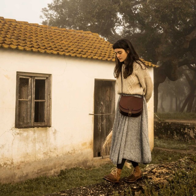 Bleu De Chauffe - Gibecière Diane L - Tourbe