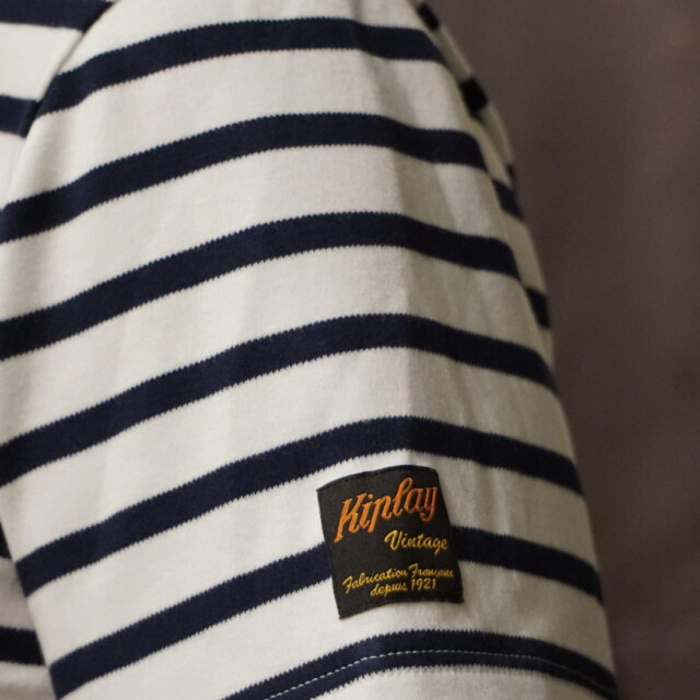 Kiplay Vintage - T-shirt Marinière 100% Cotion Biologique Femme