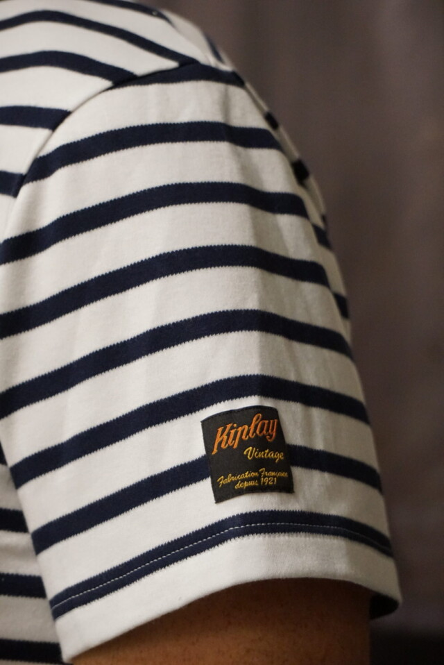 Kiplay Vintage - T-shirt Marinière 100% Cotion Biologique Femme