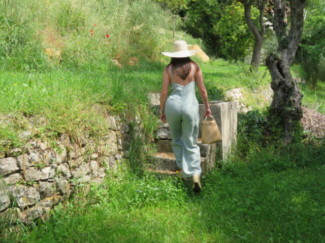 Laurence Carroy - Combinaison pantalon en lin Fanny