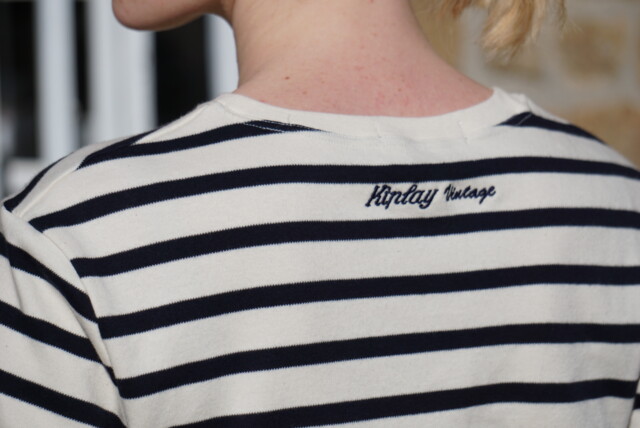 Kiplay Vintage - T-shirt Marinière 100% Cotion Biologique Femme