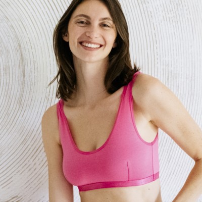 Matins d’avril - JUNIE – brassière coton bio – ROSE POP