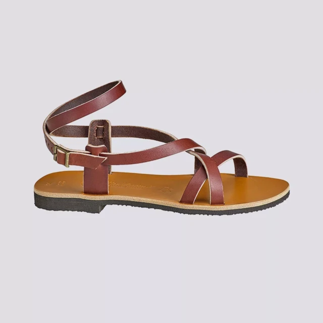 MAX VINCENT - DELPHE cuir tannage vegetal marron Femme