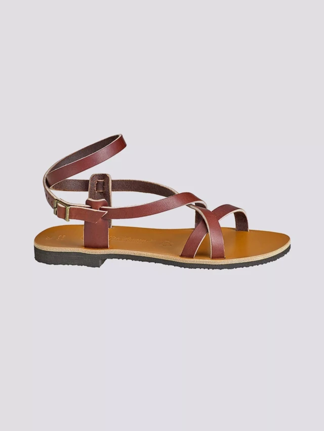 MAX VINCENT - DELPHE cuir tannage vegetal marron Femme