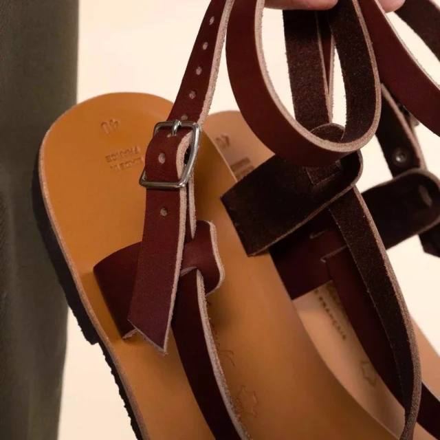 MAX VINCENT - DELPHE cuir tannage vegetal marron Femme