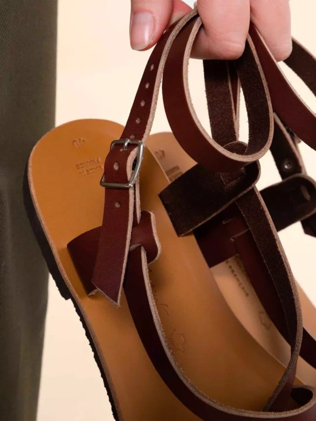 MAX VINCENT - DELPHE cuir tannage vegetal marron Femme