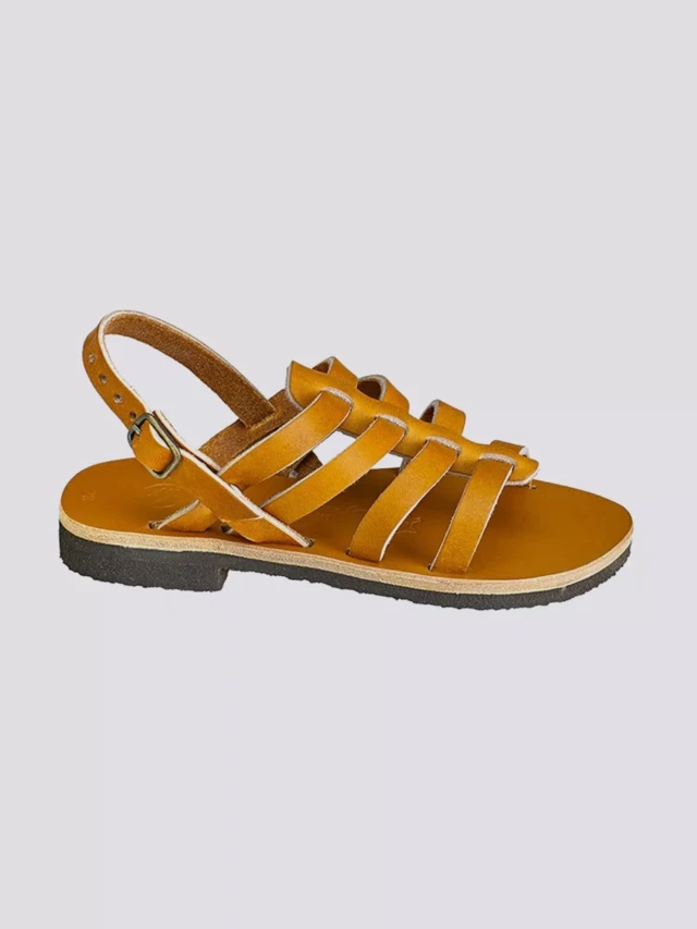 MAX VINCENT - TROPEZIENNE PAMPELONE cuir tannage vegetal naturel Enfant