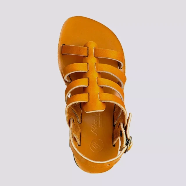 MAX VINCENT - TROPEZIENNE PAMPELONE cuir tannage vegetal naturel Enfant