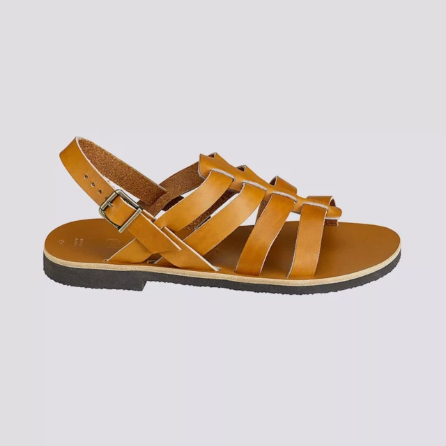 MAX VINCENT - TROPEZIENNE PAMPELONE cuir tannage vegetal naturel Homme