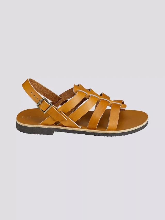 MAX VINCENT - TROPEZIENNE PAMPELONE cuir tannage vegetal naturel Homme