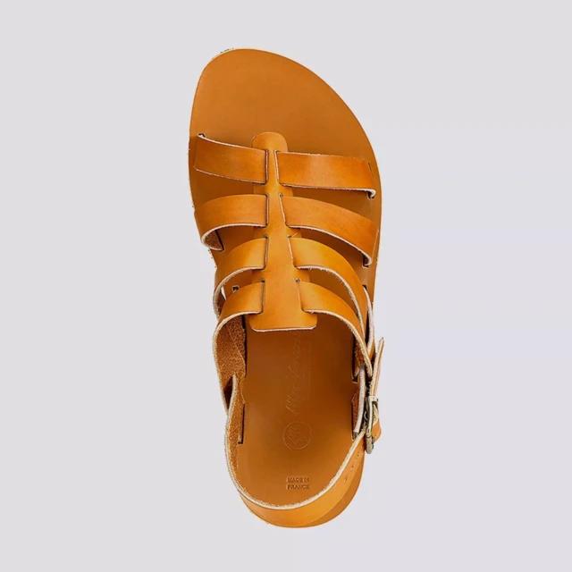 MAX VINCENT - TROPEZIENNE PAMPELONE cuir tannage vegetal naturel Homme