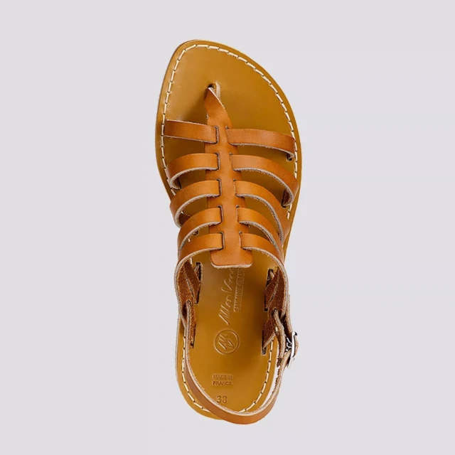MAX VINCENT - TROPEZIENNE CHIC cuir tannage vegetal naturel Femme