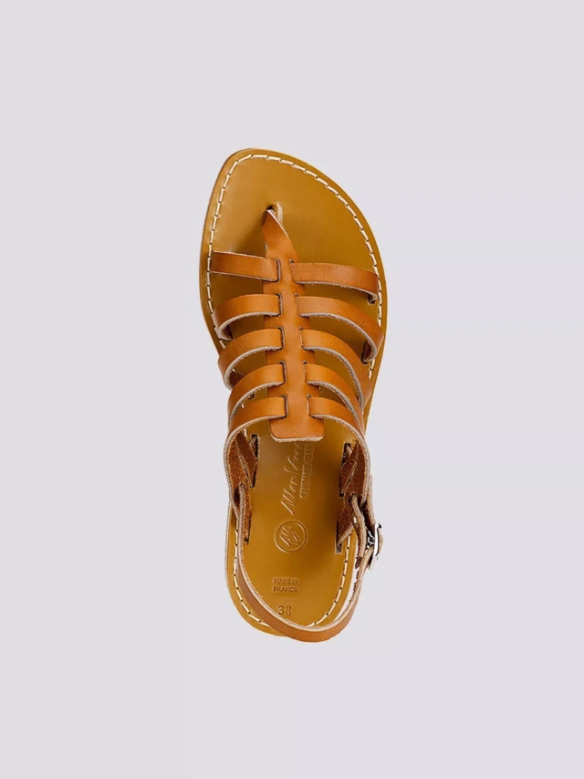 MAX VINCENT - TROPEZIENNE CHIC cuir tannage vegetal naturel Femme