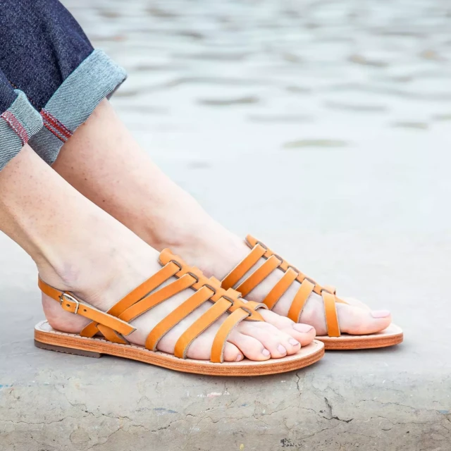 MAX VINCENT - TROPEZIENNE CHIC cuir tannage vegetal naturel Femme