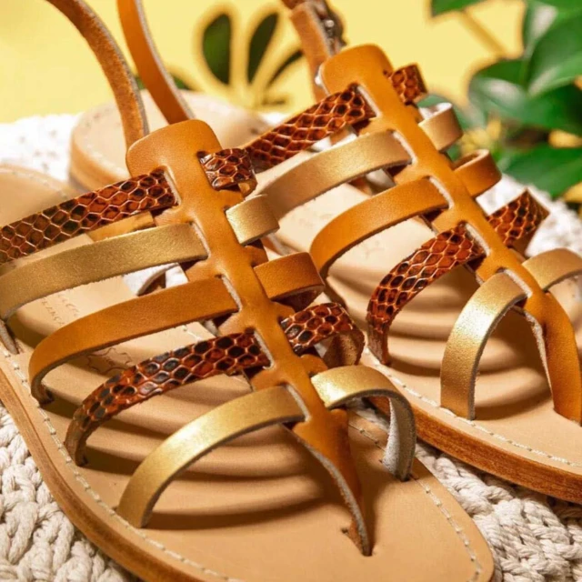 MAX VINCENT - TROPEZIENNE LA BRILLANTE cuir tannage vegetal brillante Femme