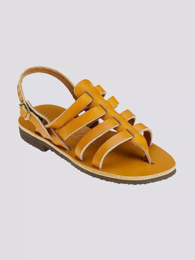 Max Vincent - Tropezienne cuir tannage vegetal naturel enfant