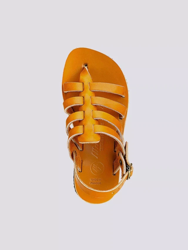 MAX VINCENT - TROPEZIENNE cuir tannage vegetal naturel Enfant