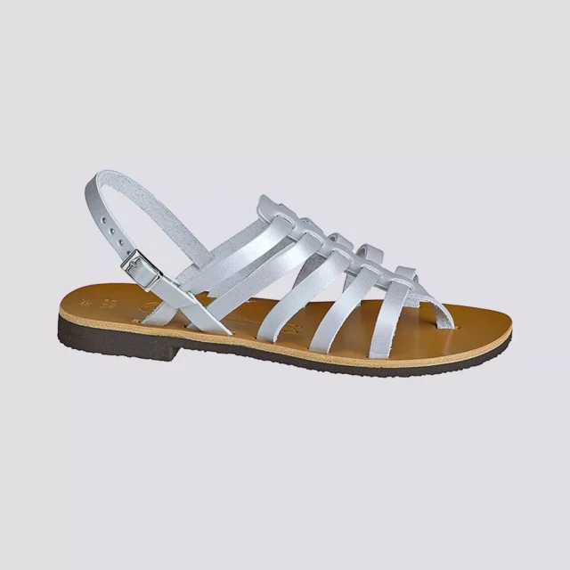MAX VINCENT - TROPEZIENNE cuir tannage vegetal argent Femme