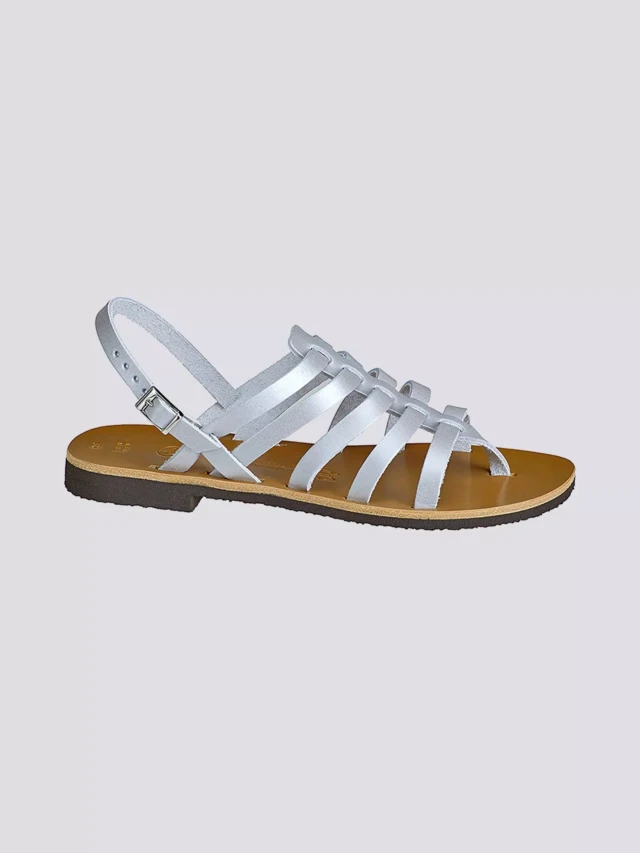 MAX VINCENT - TROPEZIENNE cuir tannage vegetal argent Femme